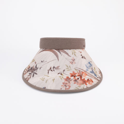 Floral Wide Brim Sun Visor