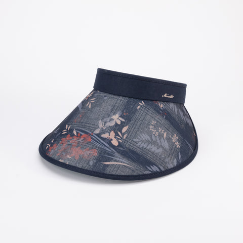 Floral Wide Brim Sun Visor