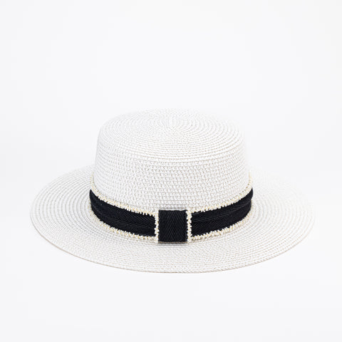 Straw Boater Hat