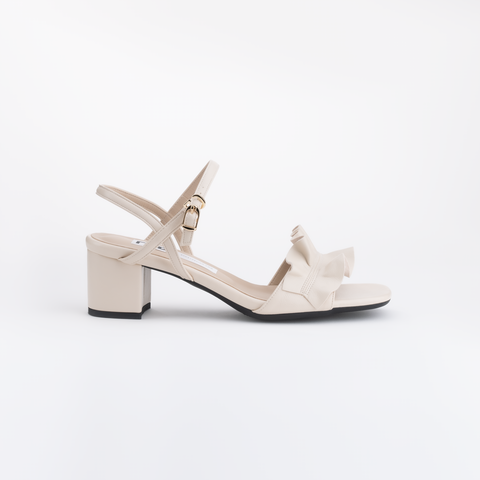 Scrunch Mini-Buckle Sandal