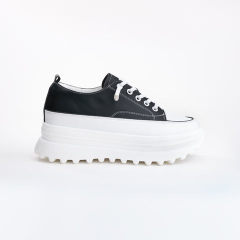 Classic Leather Double Platform Sneaker