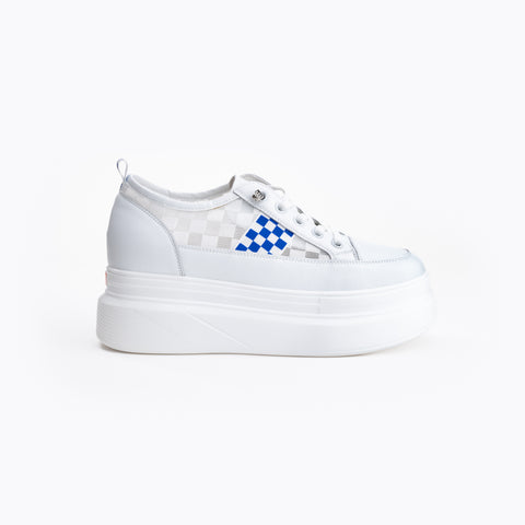 Checkered Platform Sneaker