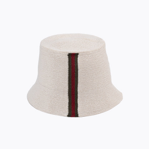 Stripe Accent Bucket Hat