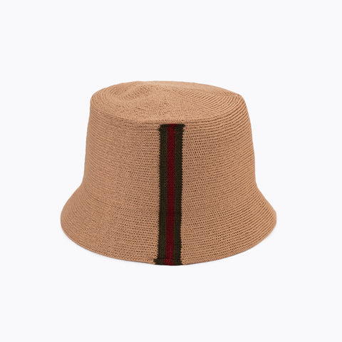 Stripe Accent Bucket Hat