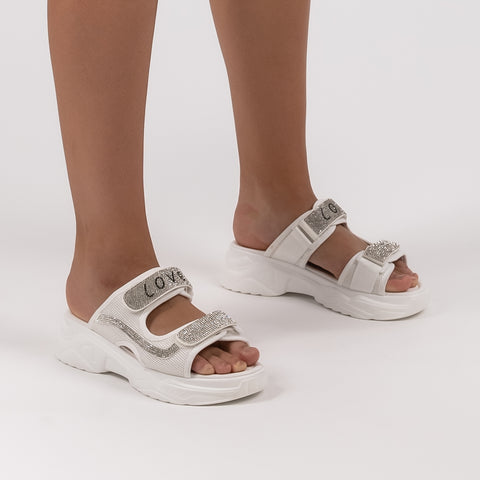 Love Velcro Strap Platform Sandal