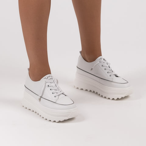 Classic Leather Double Platform Sneaker