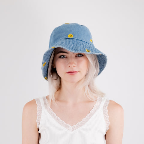 S'miles Denim Bucket Hat