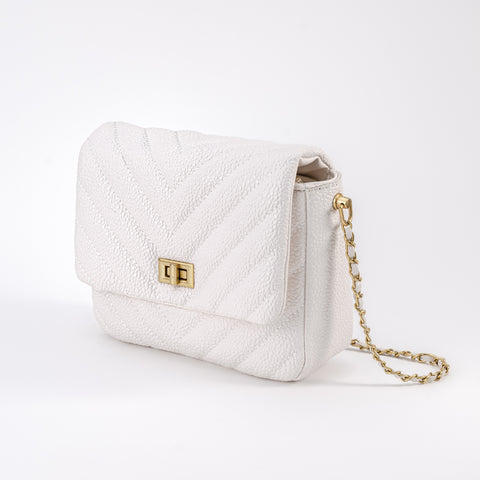 Lizard Skin Crossbody Bag
