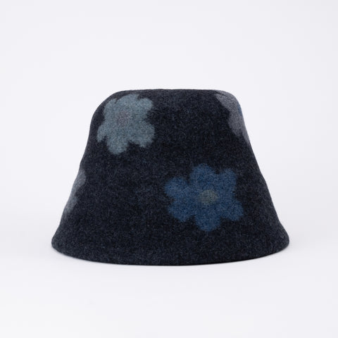 Floral Wool Bucket Hat