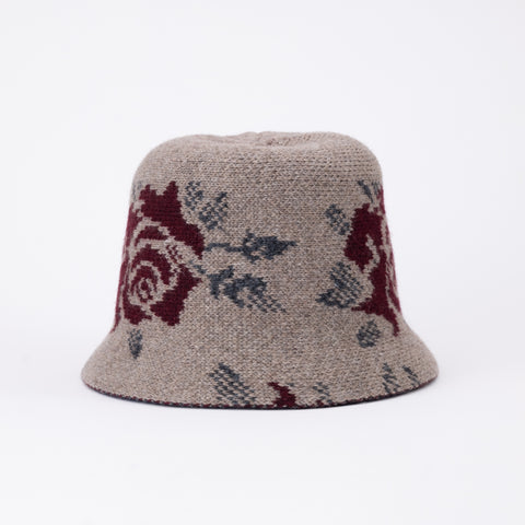 Wool Rose Bucket Hat
