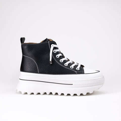 Classic Leather Platform High Top Sneaker