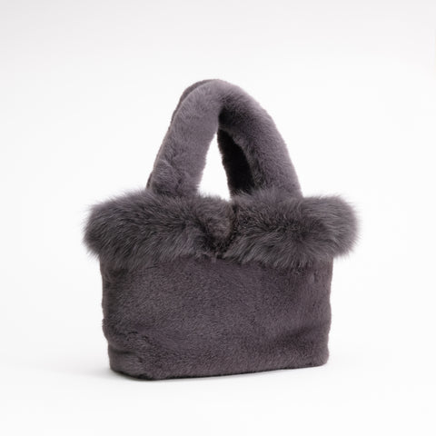 Fully Faux Fur Handbag