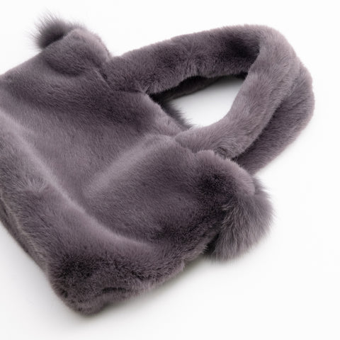 Fully Faux Fur Handbag