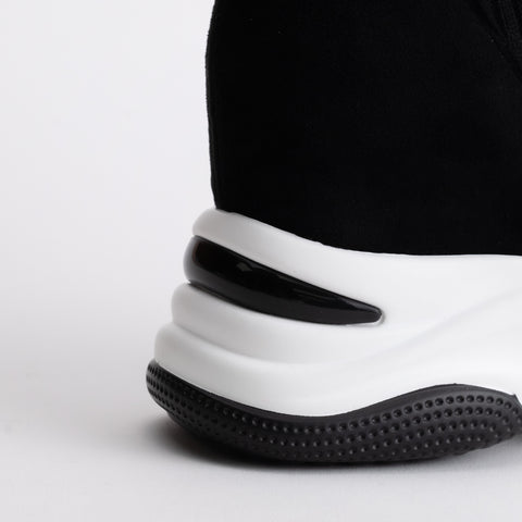 Women Minimalist High Top Knit Sock Sneakers